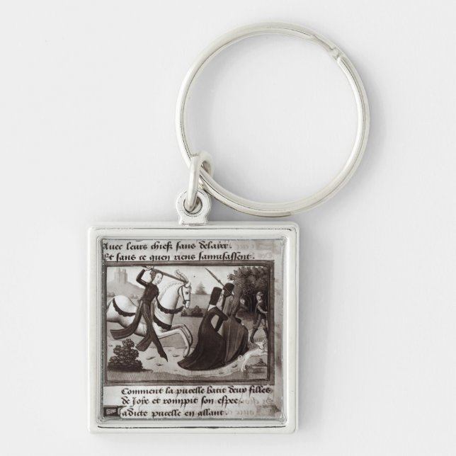 Joan of Arc Keychain (Front)