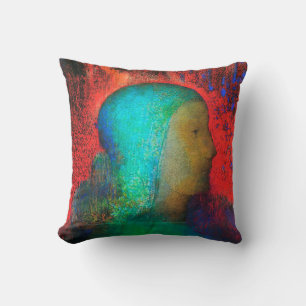 Joan of Arc, Redon Throw Pillow
