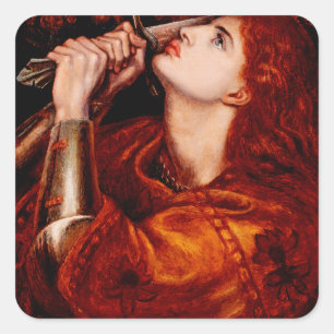 Joan of Arc Square Sticker