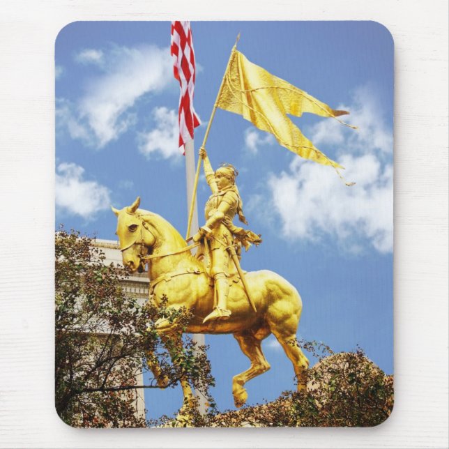 Joan of Arc statue, New Orleans, Louisiana Mouse Pad (Front)