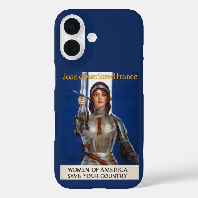 Joan of Arc: The Maid of Orleans, Knight Heroine Case-Mate iPhone Case (Back)