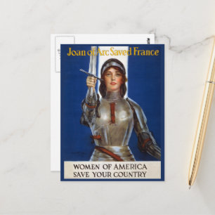 Joan of Arc: The Maid of Orleans, Knight Heroine Postcard