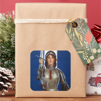 Joan of Arc: The Maid of Orleans, Knight Heroine Square Sticker
