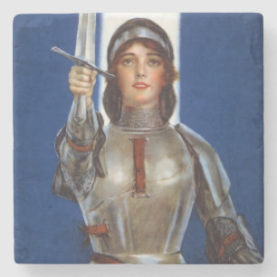 Joan of Arc: The Maid of Orleans, Knight Heroine Stone Coaster