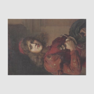 Joan of Arc Tissue Paper Decoupage