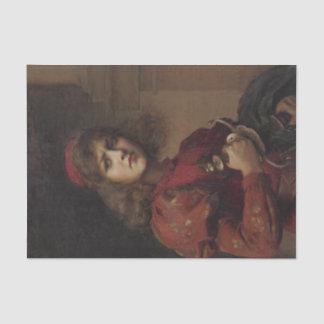 Joan of Arc Tissue Paper Decoupage