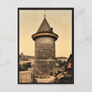Joan of Arc's Tower, Rouen, France vintage Photoch Postcard