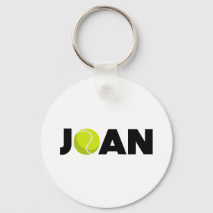 Joan Tennis Keychain