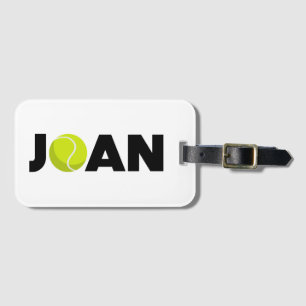 Joan Tennis Luggage Tag