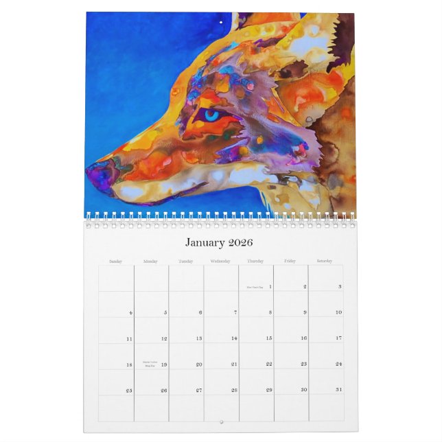 Joanne L Gallery Fine Art 2012 Calendar (Jan 2026)