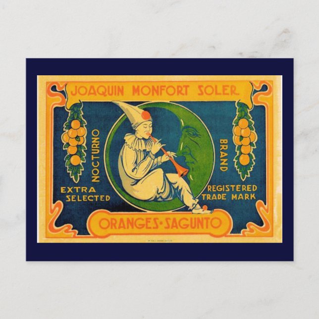 Joaquin Oranges Postcard (Front)