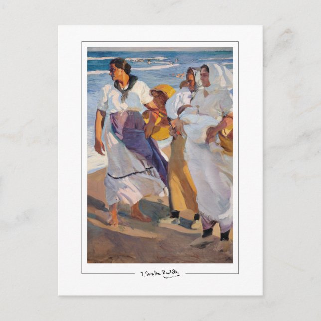 Joaquín Sorolla #1 - Carte postale d'art (Devant)