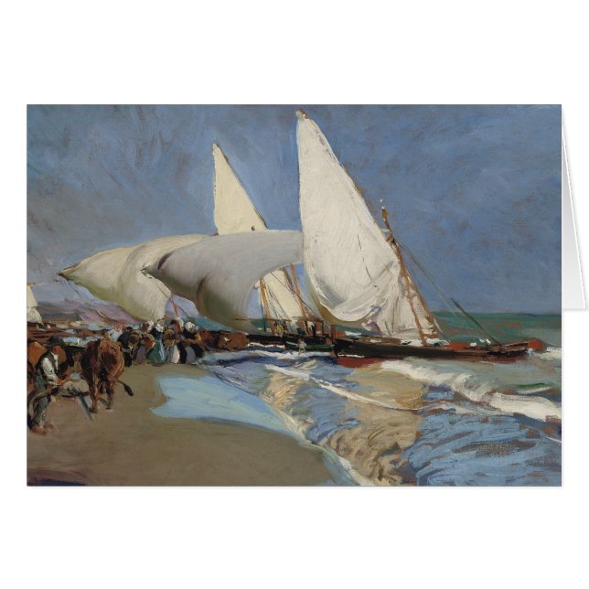 Joaquin Sorolla - La plage de Valence (Devant horizontal)