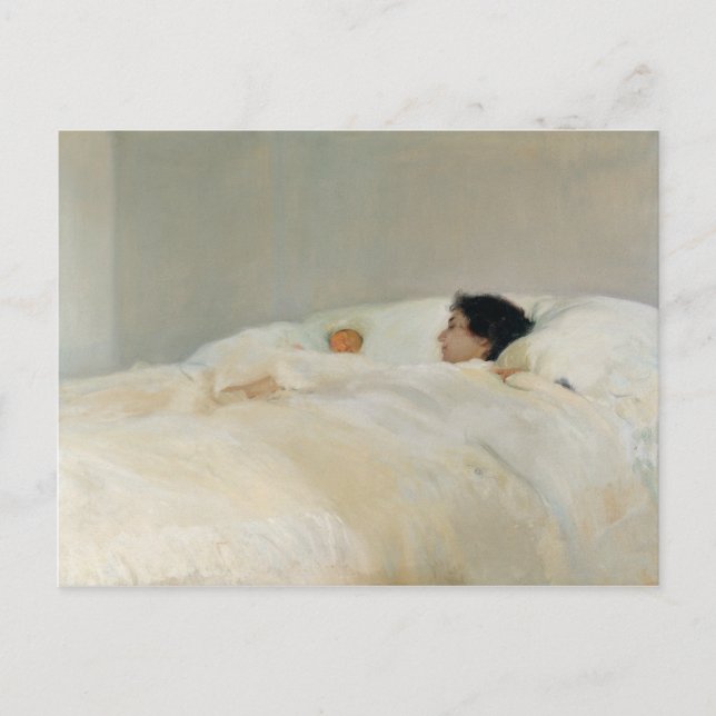 Joaquin Sorolla - Mother Postcard (Front)