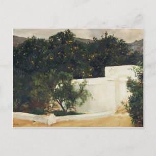 Joaquín Sorolla- Orange trees on road to Seville Postcard