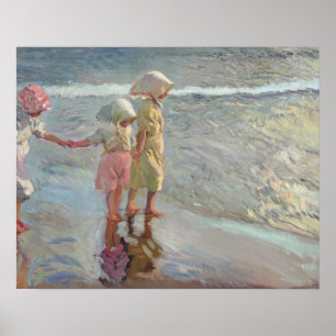 Joaquin Sorolla - The Three Sisters Poster