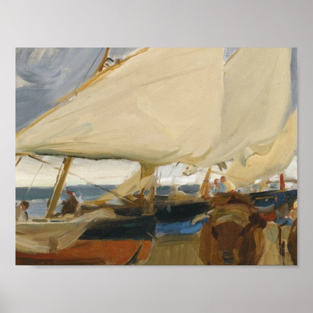 Joaquin Sorolla - Valencia Beach Poster (Front)
