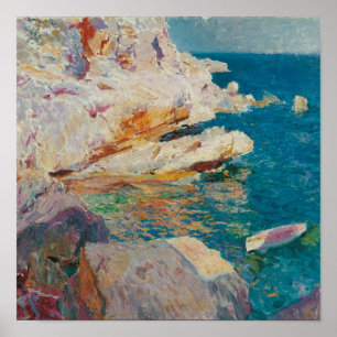 Joaquin Sorolla Y Bastida - Rocks At Javea. Poster