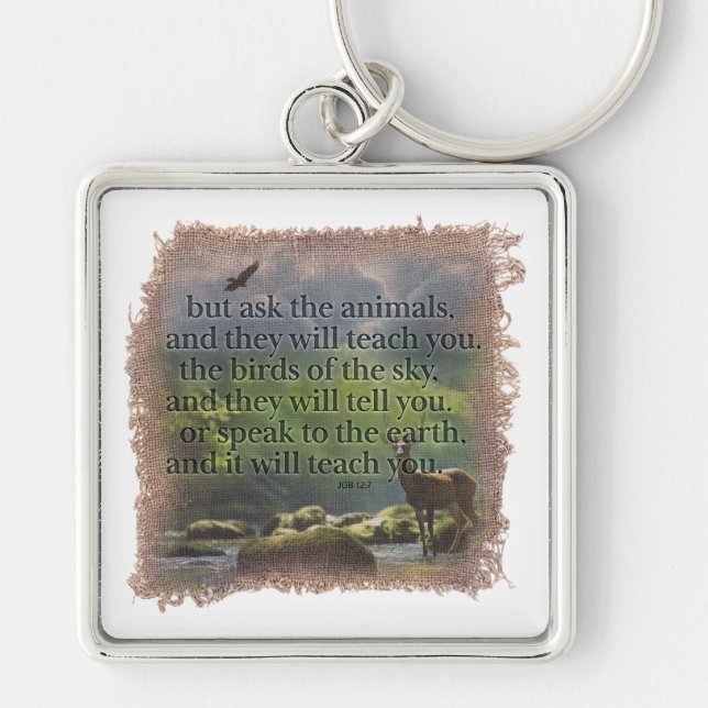 JOB 12:7 - Keychain (Front)