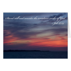 Job 37 Sunset Card