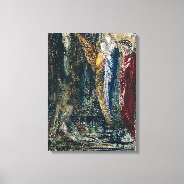 Job and the Angels, c.1890 Canvas Print (Front)