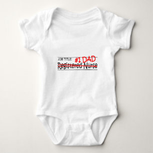 Job Dad Registered Nurse Baby Bodysuit