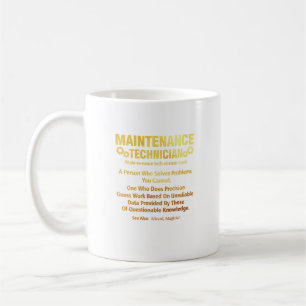 Job Definition Maintenance Technician Precison Gue Coffee Mug
