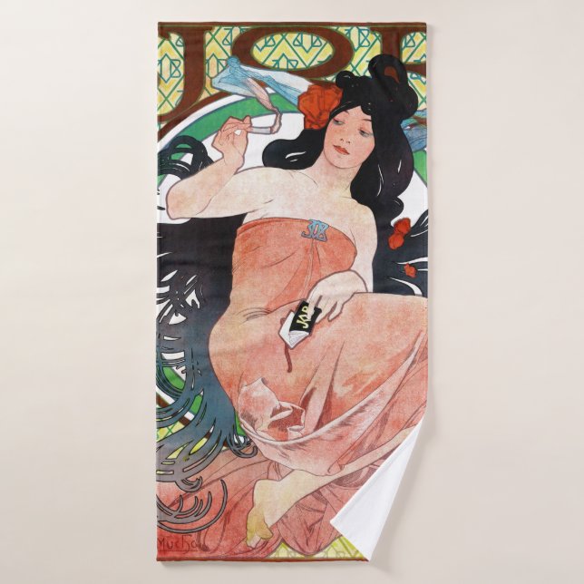 JOB, Mucha Bath Towel (Bath Towel)