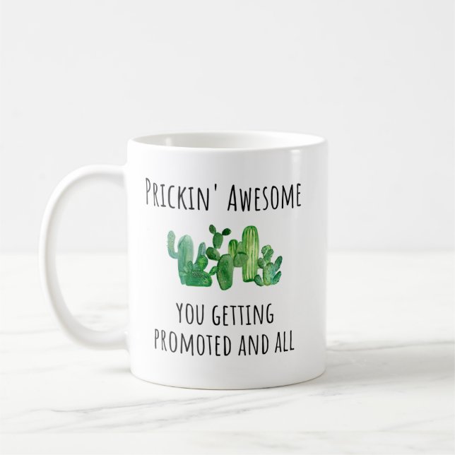 Job Promotion New Position Congratulations Gift Coffee Mug (Left)