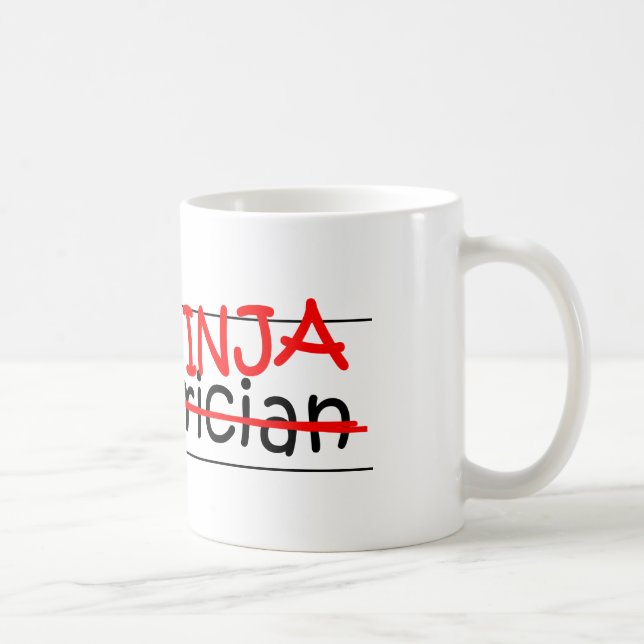 Job Title Ninja - Pediatrician Coffee Mug (Right)