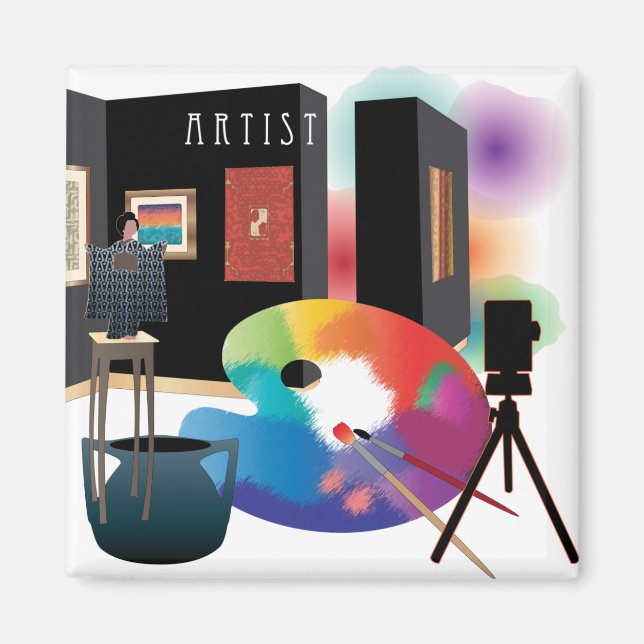 Jobs Artist Magnet (Devant)