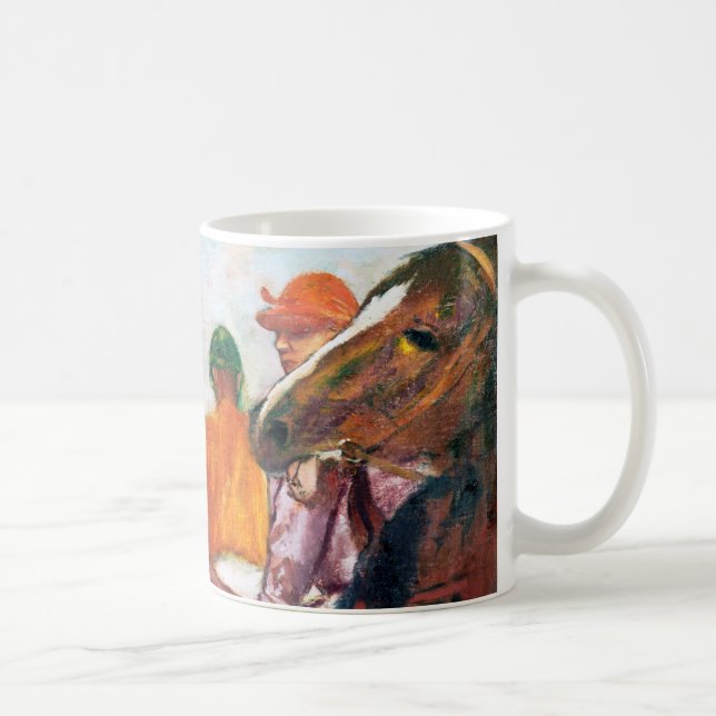 Jockey and Horse, Edgar Degas Coffee Mug (Right)