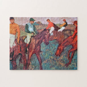 Jockey and Horse, Edgar Degas Jigsaw Puzzle