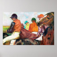 Jockey and Horse, Edgar Degas