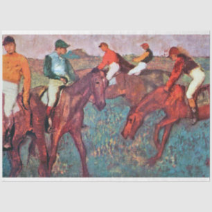 Jockey and Horse, Edgar Degas Tissue Paper