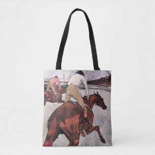 Jockey and Race Horse, Lautrec Tote Bag