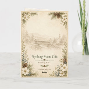 Jockey Cap Birthday Adventure Fryeburg Maine  Card