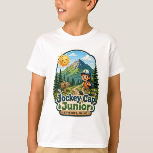 Jockey Cap Junior Fryeburg Maine Kids T-Shirt