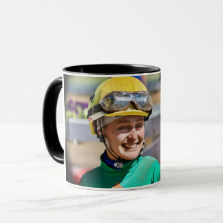 Jockey, Jackie Davis Coffee Mug