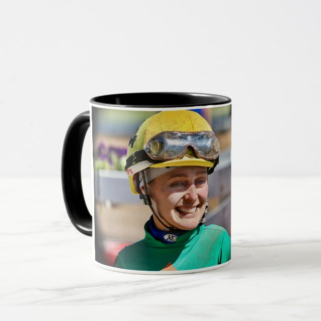 Jockey, Jackie Davis Coffee Mug (Front Left)