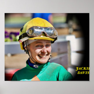Jockey, Jackie Davis Poster