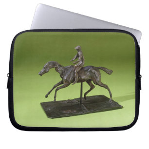 Jockey on a Horse (bronze) Laptop Sleeve