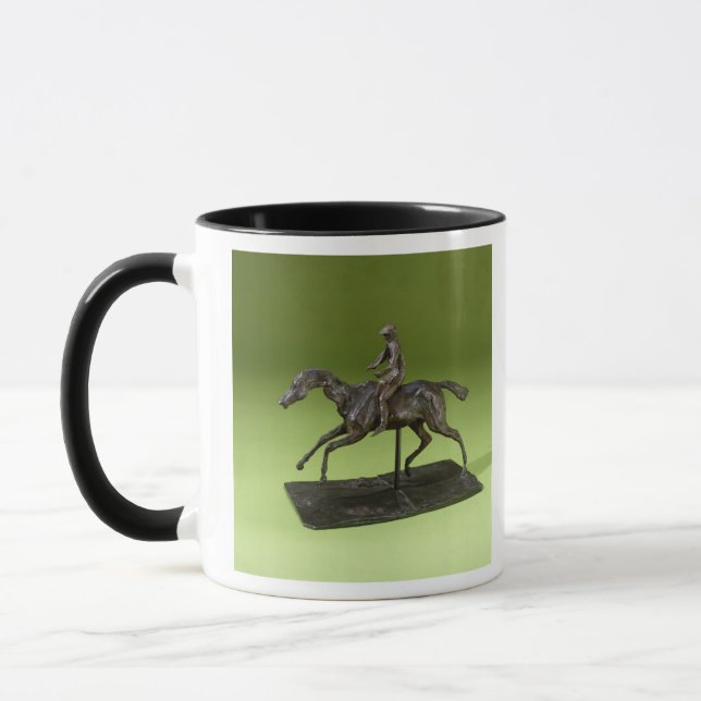 Jockey on a Horse (bronze) Mug (Left)