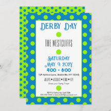 Jockey Silk Dots Green and Blue Derby