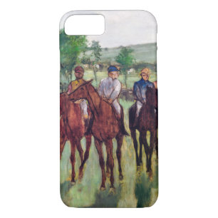 Jockeys and Race Horses, Edgar Degas Case-Mate iPhone Case