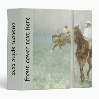 Jockeys Before the Race by Edgar Degas Binder