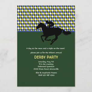 Jockey's Pride Yellow Invitation