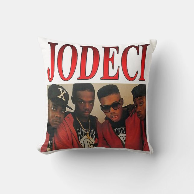 JODECI 90S R_B FUNK Top Tee  Throw Pillow (Front)