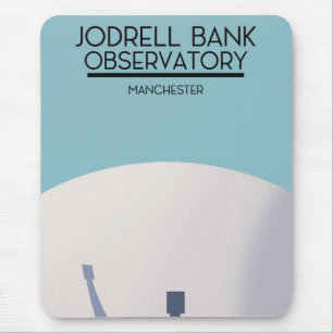 Jodrell Bank Observatory space art. Mouse Pad