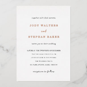 Jody Simple Elegant Wedding